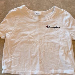champion cropped t